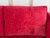 Wood Kristin Drohan Collection Red Velvet Love Seat With Embroidered Down-Filled Throw Pillows For Sale - Image 7 of 11