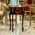 French French Style Hand-Painted Accent Table With 2 Drawers & Gilded Brass Hardware For Sale - Image 3 of 9
