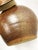 1970s Studio Pottery Stoneware Salt Glaze Covered Moon Jar Brown Signed S Bernhardt For Sale - Image 4 of 11