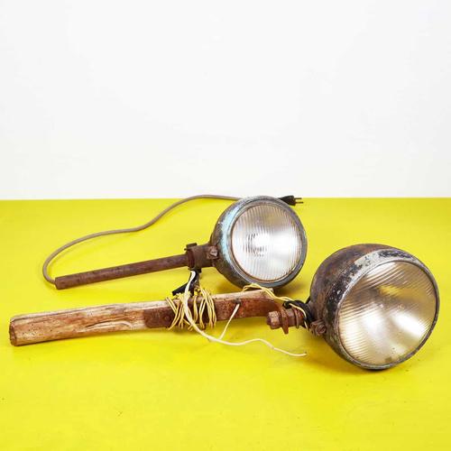 Vintage Metal Work Lamps For Sale - Image 13 of 13