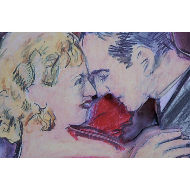 Vintage Larry Rivers Fred Astaire & Ginger Rogers 3d Dancers Pop Art Lithograph 34" For Sale - Image 11 of 13