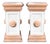 Italian Marble Pedestal Column Tables, Set of 2 For Sale