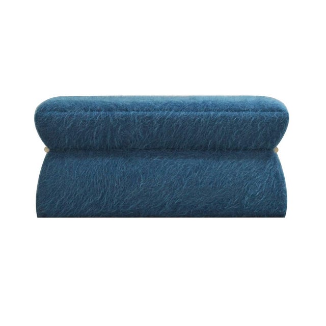 Cottonflower 200 Bench in Torri Lana Marrone Fabric from Kabinet For Sale - Image 4 of 7