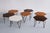 1950s Modular Hexagonal Coffee Tables by Gio Ponti for Isa Bergamo, Italy, 1950s, Set of 7 For Sale - Image 5 of 17