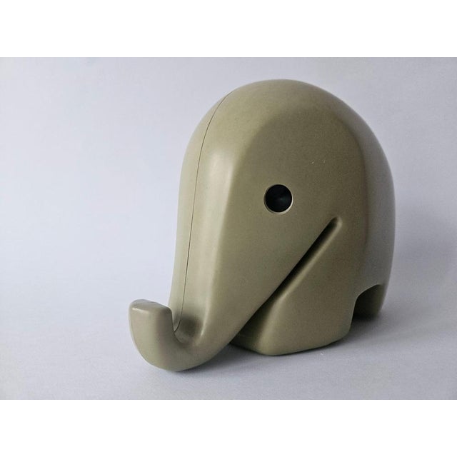 Plastic Mid-Century Money Box Elephant attributed to Luigi Colani for Drumbo, 1970s For Sale - Image 7 of 14