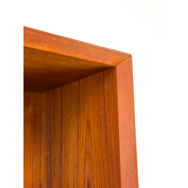 Mid-Century Modern Vintage Danish Teak Bookcase from Chr. Linneberg Møbelfabrik, 1960s For Sale - Image 3 of 18