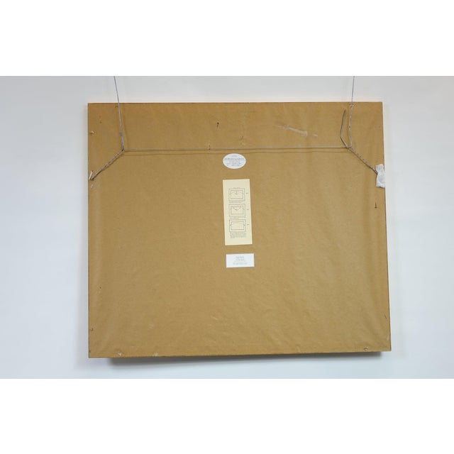 "On the Porch" - Late 20th Century Impressionist Print of Original Oil Painting on Canvas Signed, Framed For Sale - Image 6 of 7