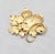 Gold Vintage Signed Napier Goldtone Maple Leaves Brooch For Sale - Image 8 of 8