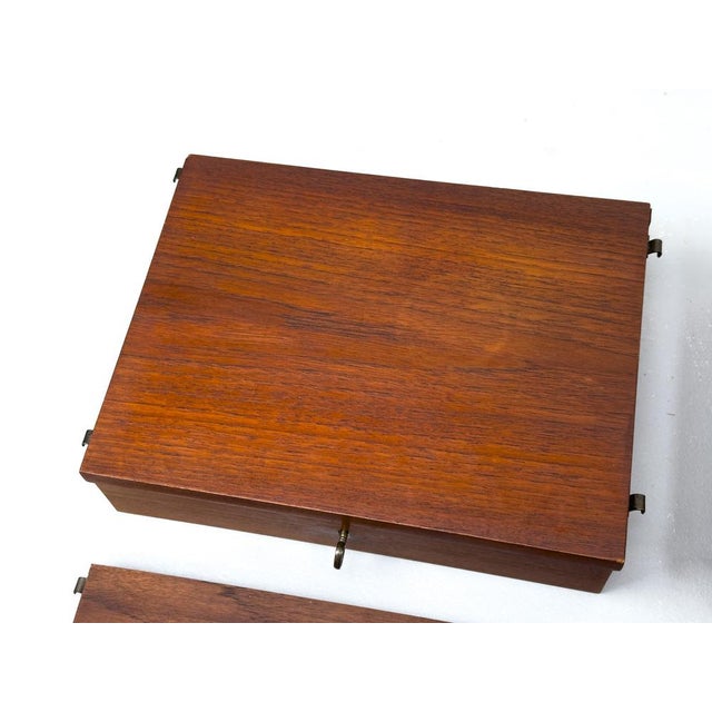 Vintage Teak Wall Shelf by Kajsa & Nils Nisse Strinning for String, 1960s, Set of 2 For Sale - Image 9 of 16