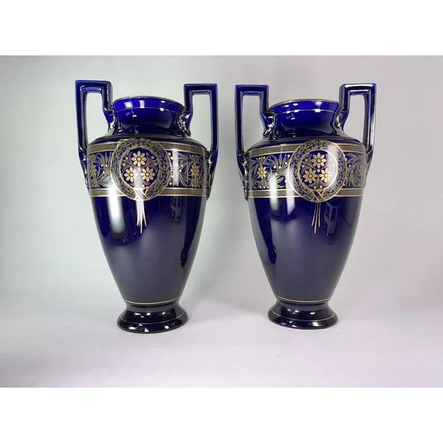 Vases by Amphora Boch Frères Keramis 1890, Set of 2 For Sale - Image 5 of 10