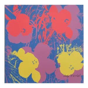 1986 Carnegie Museum of Art Andy Warhol Flowers 71 Lithograph