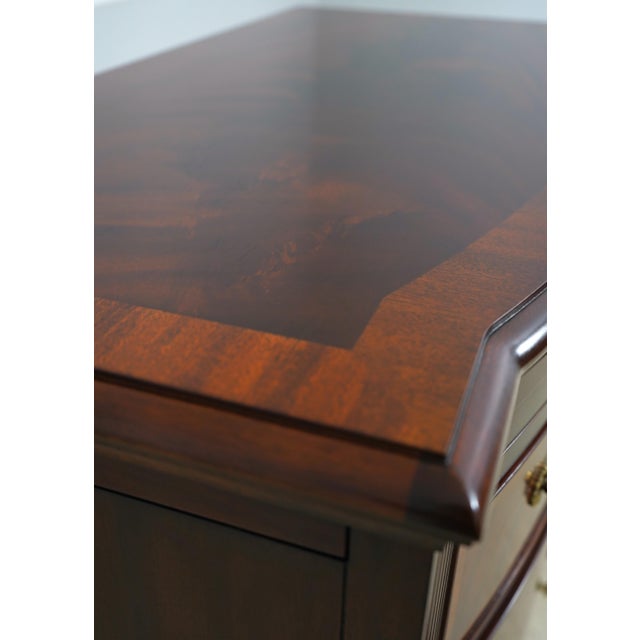 Henkel Harris Mahogany Bow Front Server For Sale - Image 10 of 18