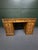 Mid-Century Modern Vintage 1960’s Drexel Triune Tooled Leather Top Desk For Sale - Image 3 of 10