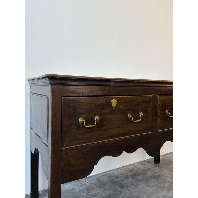 Mid 18th Century 18th Century English Oak Server/Console Table For Sale - Image 5 of 7