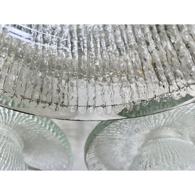 Vintage Jeanette Glass Co. Tree Bark Finlandia Glass Tableware- 19 Pieces For Sale - Image 9 of 18