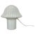 Glass Mushroom Zebrano Desk Light attributed to Peill & Putzler, Germany, 1970s For Sale