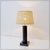 Table lamp - designer lighting New Raffia lampshade : Ø 28cm A black marble base enhanced with brass details and a...