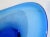 Blue Glass Console Bowls - a Pair For Sale In Los Angeles - Image 6 of 8