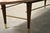 Pink 1960s Refinished Cherry Pink Marble and Brass Coffee Table For Sale - Image 8 of 11