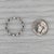 Modern 0.20ctw Diamond Band 18k White Gold Stackable Wedding Ring Size 6 For Sale - Image 3 of 8