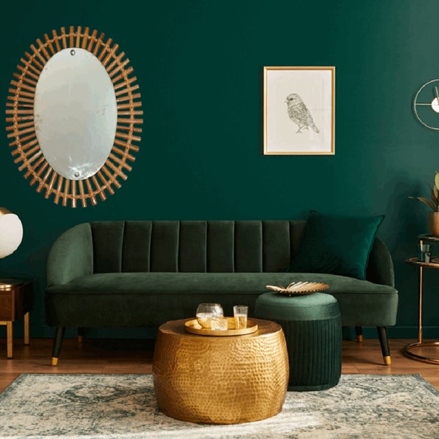 Oval Bamboo Wall Mirror by Olaf Von Bohr for Bonacina, 1960s For Sale - Image 4 of 4