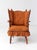 A mid-century spring rocking chair in the Colonial Revival tradition, with a beautifully articulated wood frame and strong...