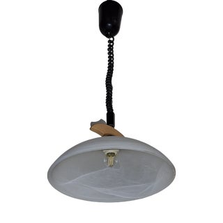 Vintage Height-Adjustable Pendant Lamp from Fischer-Leuchten, 1990s For Sale