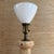 Mid 20th Century Mid 20th Century Mid Century Modern Tall Cork and Brass Table Lamp For Sale - Image 5 of 12