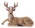Large Laying Woodland Deer Figurine For Sale