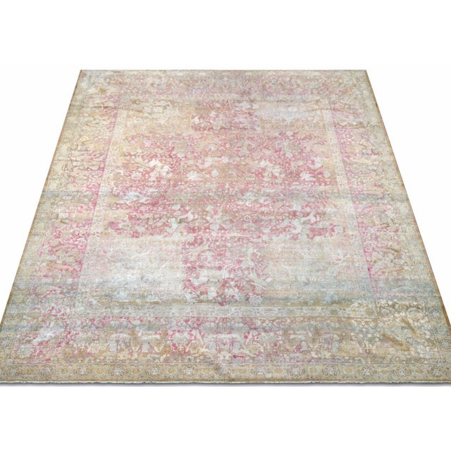 1920s 1920s Indian Agra Rug For Sale - Image 5 of 6