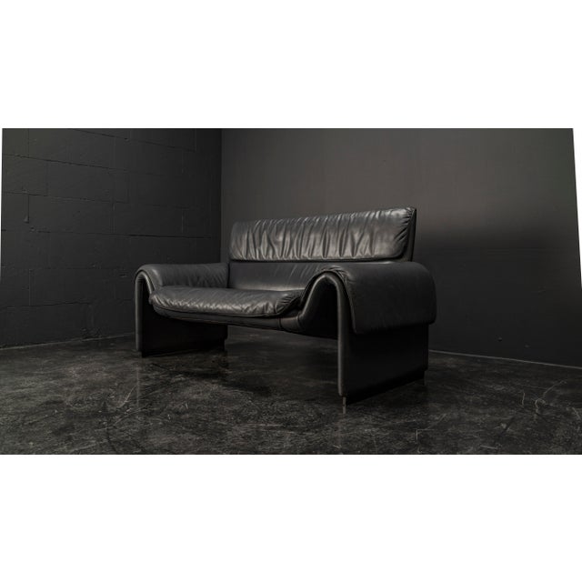 DS 2011-12 Sofa in Blue Leather from de Sede, 1980s For Sale - Image 16 of 17