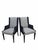 Vintage Wingback Style Wood Black Lacquer Frame Armchairs Newly Reupholstered - Pair For Sale - Image 12 of 12