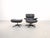 Black Set of Lounge Chair and Ottoman in Palisander by Charles and Ray Eames for Herman Miller For Sale - Image 8 of 18
