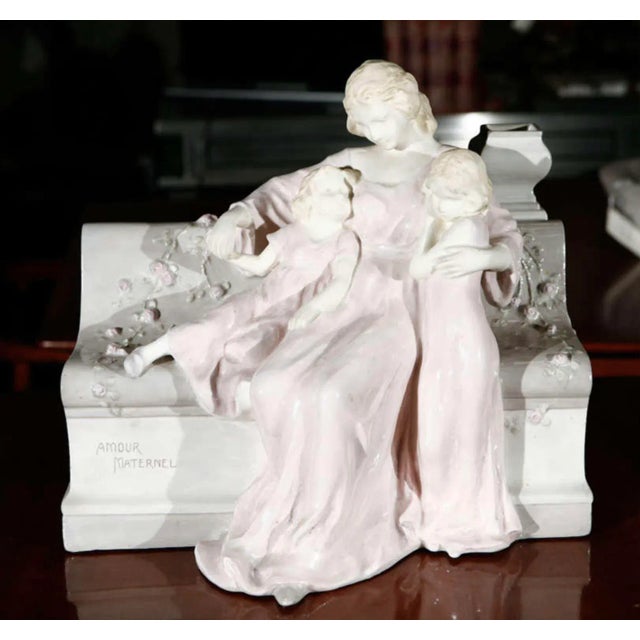 Antique Vienna Faience Porcelain Figurine by Schauer For Sale - Image 10 of 10