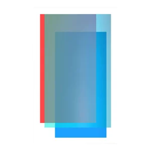 Contemporary Abstract Photographic C-Print on Canson Platine Fibre Rag "Cosmosis Collages 4a577e3 Comp №70" by Anne Senstad