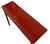 Chinese Red Lacquer 38" Long Console Table For Sale - Image 3 of 4