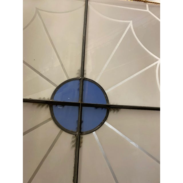 1920s Art Deco Spiderweb Skylight For Sale - Image 5 of 13