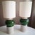 Green Monumental Ceramic Table Lamp Bases by Aldo Londi for Bitossi, 1960s, Set of 2 For Sale - Image 8 of 8