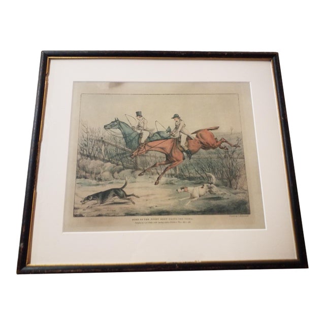 1st Edition Alken Litho Some of the Right Sort Doing the Thing For Sale