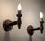 French Wall Sconces in Turned Wood by Charles Dudouyt, 1940s, Set of 2 For Sale - Image 3 of 12