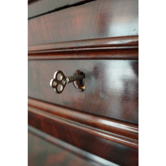 Antique Victorian Cylinder Roll-Top Secretary Desk For Sale - Image 11 of 17