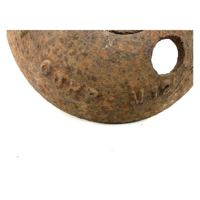 Group of Three Vintage Nautical Mushroom Anchors For Sale - Image 9 of 11