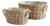 Normandy Oval Basket Planters, Set Of 2 For Sale