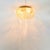 Glass Large Amber Bubble Glass Ceiling Light attributed to Helena Tynell for Limburg, Germany, 1960s For Sale - Image 7 of 12
