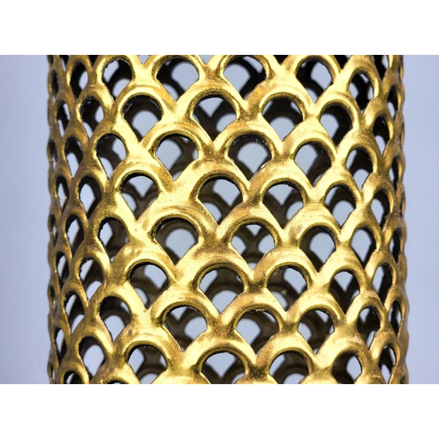 Islamic Antique Brass Arabic Candle Holder Lantern For Sale - Image 3 of 8