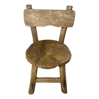 Antique Chair or Side Table For Sale