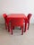 Plastic Red Selene & Stadio Dining Set by Vico Magistretti for Artemide, 1960s, Set of 4 For Sale - Image 7 of 16