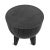 Ebony finish solid wood round four leg side table or stool. Each is sold individually and each slightly unique in wood...
