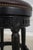 Black Frontgate Revolving Seat Low Ottoman Stool For Sale - Image 8 of 13
