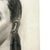 Mid 20th Century Black & White Charcoal Portrait Drawing of a Woman With Peter Pan Collar MCM For Sale In Oklahoma City - Image 6 of 8